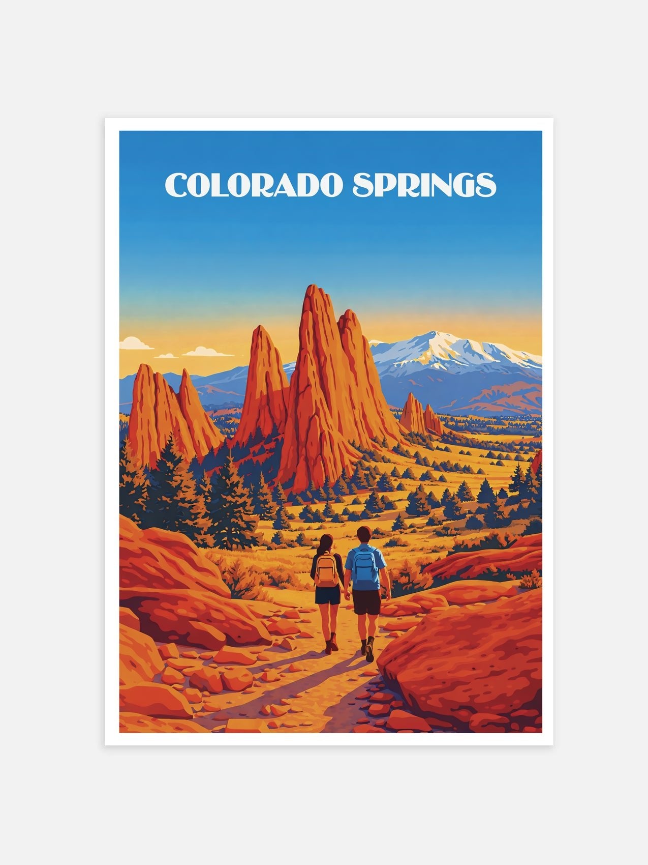 Affiche Colorado Springs - Ama Posters