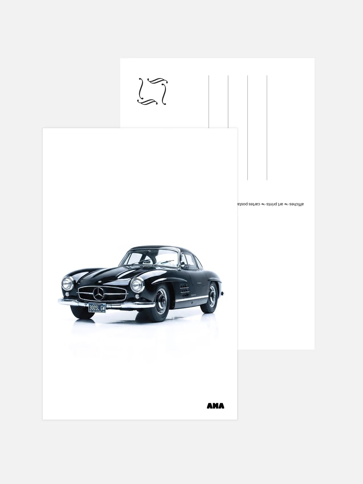 Carte Postale Mercedes - Benz 300 SL - Ama Posters