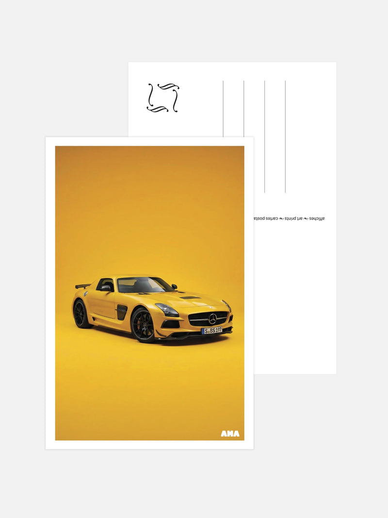 Carte Postale Mercedes - Benz SLS AMG - Ama Posters